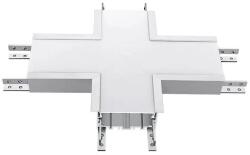 V-TAC ezüst, 70mm X alakú toldó süllyeszthető lineáris LED lámpákhoz 16W természetes fehér - SKU 394 (394)