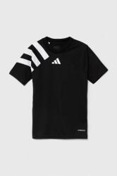 Adidas gyerek póló FORTORE23 JSY Y fekete, mintás, IK5740 - fekete 140