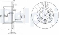 DELPHI Tarcza Ham. Przod - centralcar - 130,76 RON