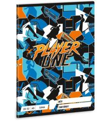 Ars Una Füzet tűzött 20-32 sima A/5 Player One videójátékos (53613530)