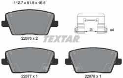TEXTAR fékbetétkészlet, tárcsafék TEXTAR 2287603 (2287603)