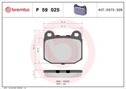 BREMBO Bre-p59025 (p 59 025)