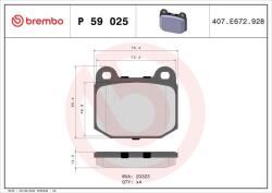 BREMBO BRE-P59025