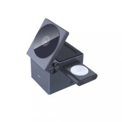 XO 3in1 vezeték nélküli töltő QI2 CX027 15W fekete (x-130296)