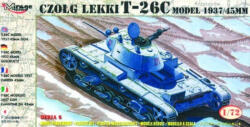 Mirage Hobby Leichter Panzer T-26 C Modell 1937 mit 45 mm Kanone 1: 72 (72611)