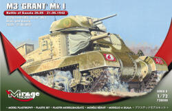 Mirage Hobby M3 GRANT Mk I Battle of GAZALA -21.06. 42 1: 72 (728008)