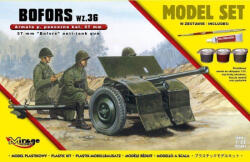 Mirage Hobby 37mm BOFORS wz 36 anti tank gun(ModelSet 1: 35 (835061)