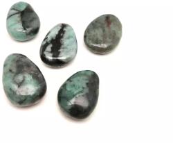 R. M. ékszer Átfúrt Smaragd csepp medál (020554)