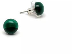 R. M. ékszer Fülbevaló lencse malachit 6mm (087548)