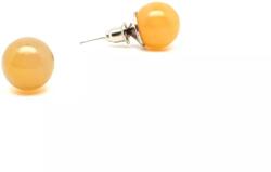 R. M. ékszer Fülbevaló golyó világos karneol 8mm (087163)