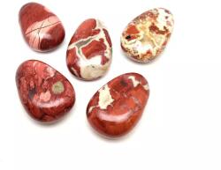 R. M. ékszer Átfúrt Jáspis breccsa csepp medál (021008)