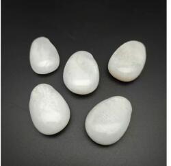 R. M. ékszer Átfúrt Holdkő fehér csepp medál (021658)