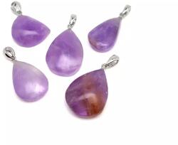 R. M. ékszer Felezett fordított csepp medál ametiszt (MDG) (022119)