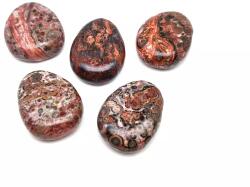 R. M. ékszer Átfúrt Jáspis leopárd csepp medál (020999)