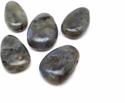 R. M. ékszer Átfúrt Labradorit csepp medál (020827)