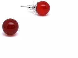 R. M. ékszer Fülbevaló golyó karneol 10mm (087166)