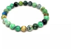 R. M. ékszer Variszcit golyó karkötő 8-9mm (058878)