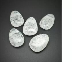 R. M. ékszer Átfúrt Hegyikristály roppantott csepp medál (020528)