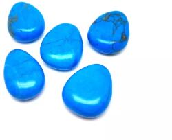 R. M. ékszer Átfúrt Howlit kék csepp medál (020533)