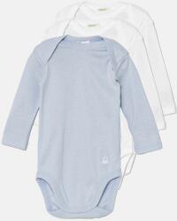 United Colors of Benetton pamut baba body 3 db 3GI70B089 - kék 56 - answear - 7 890 Ft