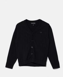 Giorgio Armani gyerekkardigán gyapjúkeverékből sötétkék, könnyű, 8N4E78 4M16Z - sötétkék 140