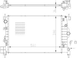 NRF hűtő, motorhűtés NRF 550003 (550003)