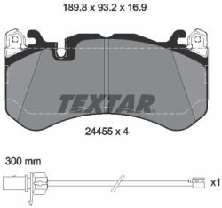 TEXTAR fékbetétkészlet, tárcsafék TEXTAR 2445501 (2445501)