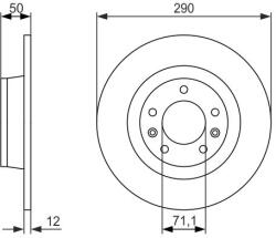 Bosch Disc frana BOSCH 0 986 479 311 (0 986 479 311)