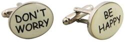 Mandzsetta gomb DON´T WORRY BE HAPPY (CSS452)