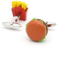 Mandzsettagombok fast food, hamburger és hasábburgonya (CSS655)