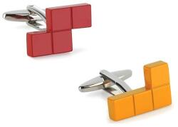 Mandzsetta gombok tetris kockák L és S (CSS604)