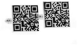 Mandzsettagombok QR kód, oltva, vaccinated (CSS406)