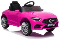 LeanToys Masina electrica pentru copii, Mercedes C Class, CLS 350, 2 motoare, LeanToys, 5178, roz (GM563088pink) - brothershome