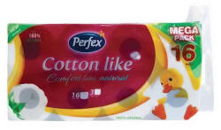 Perfex Toalettpapír PERFEX Cotton Comfort Line 3 rétegű 16 tekercses natural (SKU12198) - papir-bolt