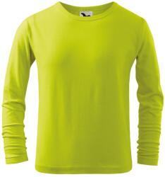 MALFINI Gyerek hosszú ujjú póló Long Sleeve - Lime | 134 cm (8 éves) (1216210)