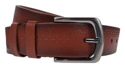 Alpe Leather Curea barbati, eleganta, pentru costum, din piele naturala, Maro, 3.8cm - CK73M - ellegant