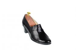 Philippe Oferta marimea 38 - Pantofi dama, eleganti, din piele naturala in combinatie cu piele lac - LP34LN