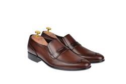 Ciucaleti Top Shoes Pantofi barbati eleganti, cu elastic, piele naturala, maro, EVOLUTION 2 - ELION13M - ellegant