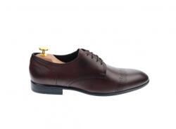 Lucas Shoes OFERTA MARIMEA 41 - Pantofi barbati eleganti, cu siret, din piele naturala visinie - L700VISINIU - ellegant