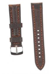 Peyton Rous Curea de ceas din piele, 22 mm x 20 cm, maro - ellegant - 29,99 RON