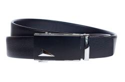  Curea barbati, casual, eleganta, din piele naturala, Negru 3.5cm - CK17N - ellegant