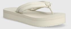 Calvin Klein flip-flop FLATFORM FLIP FLOP RELOCK bézs, női, platformos, HW0HW02063 - bézs Női 41