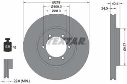 TEXTAR Disc frana TEXTAR 92138400 (92138400)