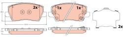 TRW set placute frana, frana disc TRW GDB2329 - automobilus
