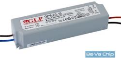 GLP GPV-60-15 60W 15V 4A IP67 LED tápegység (GPV-60-15) - bevachip