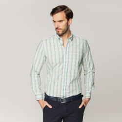Willsoor Férfi Slim Fit ing háromszínű kockás mintával 15088