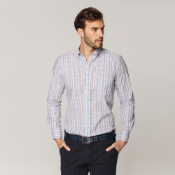 Willsoor Férfi Slim Fit ing színes kockás mintával 15086
