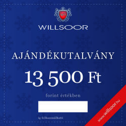 Willsoor Elektronikus ajándékkártya értéke 13 500 HUF