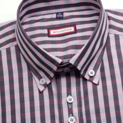Willsoor Férfi ing WR Slim Fit -ban rózsaszín szín szalag (magasság 188-194) 4653