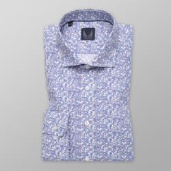 Willsoor Férfi Slim Fit ing világoskék virágos mintával 11208